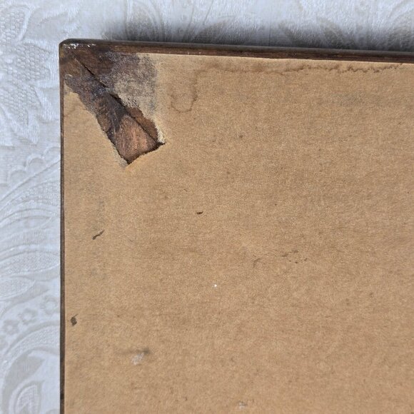 Vintage 1950's Woodblock Print "Owl and Cherry" by Eiichi Kotozuka Framed Glass - Picture 13 of 16